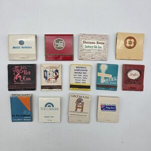 Vintage Hotel Matchbook Lot (13) - Galt House, The Cavalier, Glen Canyon